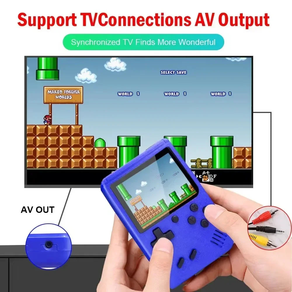 Retro Mini Handheld Video Game Console Built-in 400 Games